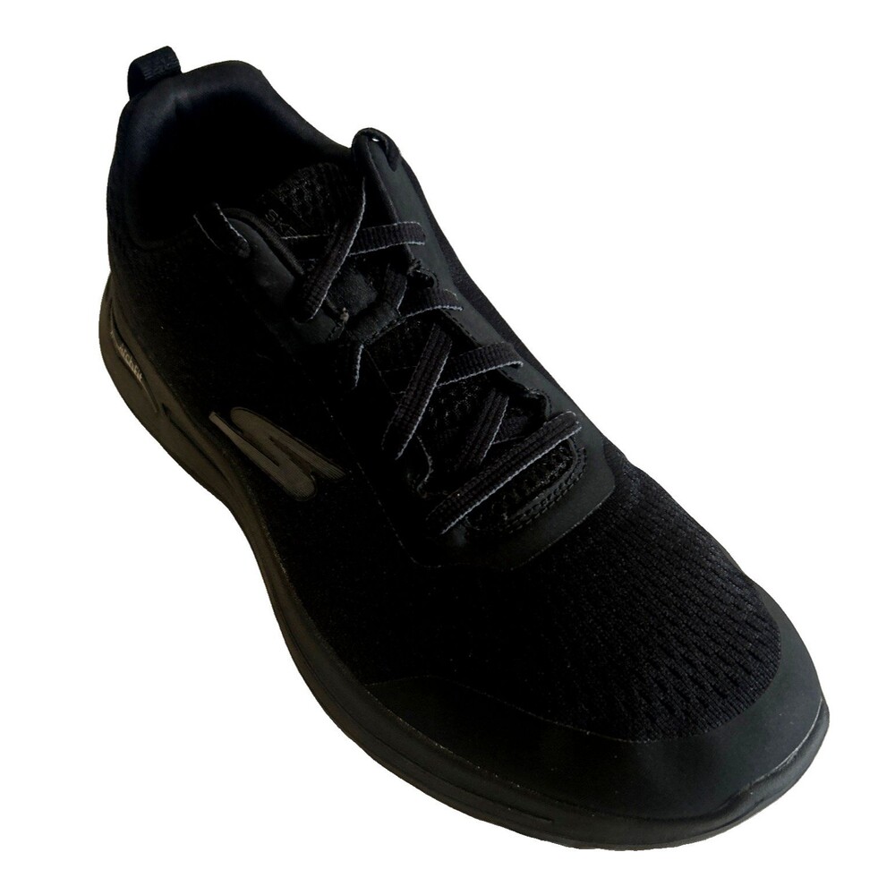 Skechers Go Walk Arch Fit Mens Size 11.5 Wide Sneakers Black Air Cooled 216116WW